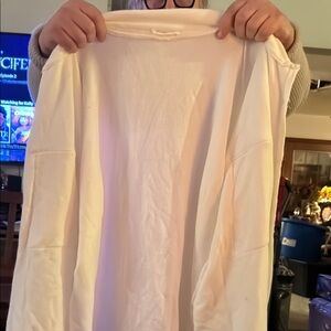 Cozy White Long Sleeve Top